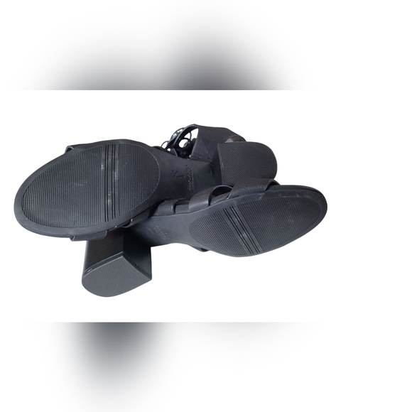 Simply Vera Vera Wang Sandals Back Gladiator Chunky Heel - Picture 11 of 16